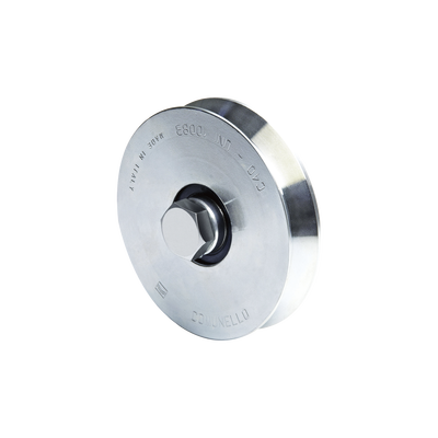 1150-1040-001 Rueda de 10 cm Para Puertas Corredizas de Hasta 220 Kg / Canal Tipo "V"