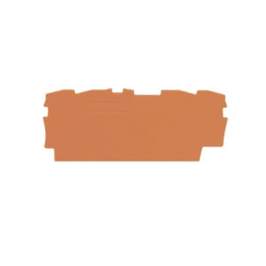 Placa Final e Intermedia / 0.8 mm Espesor / Naranja / Poliamida PA 66 / UL94 V0 / Montaje Tipo Encajable / 70 x 33 mm (2.756 x 1.299 in)