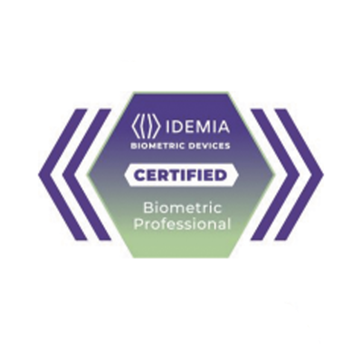 287889564 Certificado Idemia Profesional Biométrico , membresía de 2 años con acceso al módulo de ventas 24/7 a la plataforma de aprendizaje de dispositivos biométricos de IDEMIA.