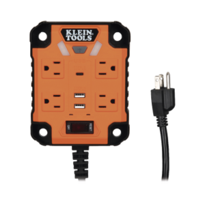 29601 Multicontacto Powerbox 1, con 4 Salidas 120 Vca, 2 USB-A / 1 USB-C, Luces LED Integradas y Soporte Magnético