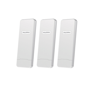 Paquete de 3 Puntos de Acceso C1N Wi-Fi, PTMP en 2.4 GHz , Antenas Sectorial de 70° de 10 dBi, Hasta 800 m de Cobertura, Antena de 10 dBi, Soporta Fichas-Vouchers. Administración en Nube Gratis con INSIGHT (Con Versión HW 4.0 en Adelante