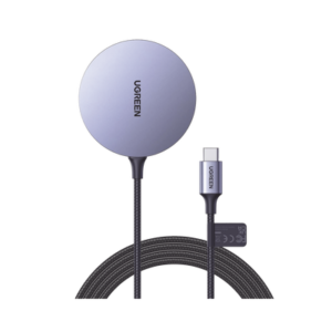 30233 Cargador Inalámbrico Magnético | 15W | Tecnología Magsafe | Qi | Certificado MFM | Modulo de Carga Original | Carga Rápida | Fuerte Absorción Magnética | Cable de Nylon Trenzado | 1.5 metros | Multi Protecci&o