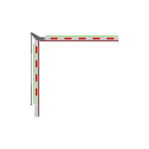 307500825 Brazo Articulado 3 mts (1.5+1.5) con Iluminación para Barreras Hikvision Serie DS-TMG320