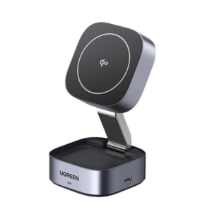 35316 Cargador Inalámbrico 2 en 1 25W / Tecnología Magnética Qi 2 / 15W para Teléfono + 5W para Auriculares / Puerto USB-C 5W / Protecciones Múltiples / Cable USB-C Incluido