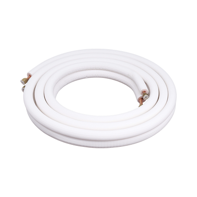 38k254 Kit de tubería / 1 / 4" y 3 / 8 " / Capacidad para minisplit AUFIT / 1 Tonelada / Cinta aislante / Accesorios / Longitud de 4 metros
