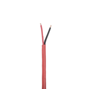 4306-1104-1000 Bobina de 305 Metros (1000 Pies) de Alambre / 2 x 18 AWG / Riser / Tipo FPLR-CL3R, FT4 / Color Rojo / Para Aplicaciones en Sistemas de Detección de Incendio y Sistemas de Evacuación