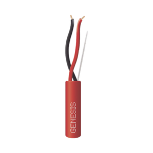 4306-5504-500 Bobina de 152 Metros (500 Pies) de Alambre / 2 x 18 AWG / Riser / Resistente al Fuego / Color Rojo / Tipo FPLR- CL3R - C(UL) -FT4 / Para Sistemas Contra Incendio o Sistemas de Evacuación