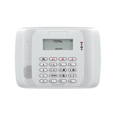 Teclado con pantalla LCD de palabras fijas