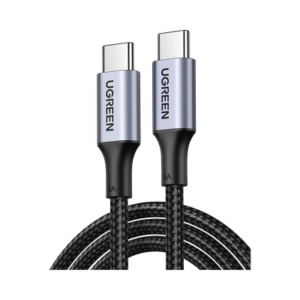 70427 Cable USB-C a USB-C | 1 Metro | Carga Rápida de hasta 100W | Transferencia de datos 480 Mbps | PD3.0 | QC4.0/3.0/2.0 | FPC | AFC | Protección Integrada| Caja de Aluminio | Nylon Trenzado | Amplia Compatibilidad | Color Negro.