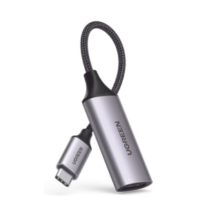 70444 Cable Adaptador USB C a HDMI 4K@60Hz / Convertidor Thunderbolt 3 / Caja de Aluminio / HDMI V2.0 / 3D / Longitud del Cable 10 cm (3.94 Pulgadas)