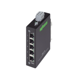 852-111 Switch Industrial ECO / 5 Puertos 100Base-TX / 10/100 Mbps Auto-Negotiation / Auto-MDI/MDI-X / Alimentación 18-30 VDC / IP30 / Montaje DIN-35