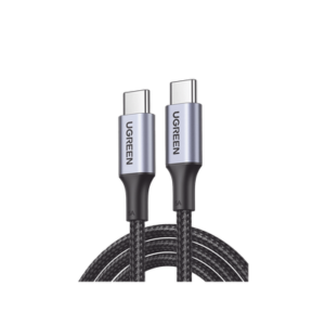 90120 Cable USB-C a USB-C | 3 Metros | Carga Rápida de hasta 100W | Transferencia de datos 480 Mbps | PD3.0 | QC4.0/3.0/2.0 | FPC | AFC | Protección Integrada| Caja de Aluminio | Nylon Trenzado | Amplia Compatibilidad | Color Negro.