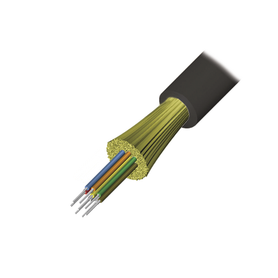 9gd5r012g-t301a Cable de Fibra Óptica de 12 Hilos, Interior/Exterior, Tight Buffer, No Conductiva (Dieléctrica), Riser, Multimodo OM3 50/125 Optimizada, 1 Metro (3.28 Pies)