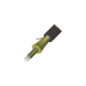 Cable de Fibra Óptica de 6 Hilos, Interior/Exterior, Tight Buffer, No Conductiva (Dieléctrica), Plenum, Monomodo OS2, 1 Metro (3.28 Pies)