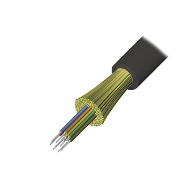9gg8h006d-e201m Cable de Fibra Óptica de 6 Hilos, Interior/Exterior, Loose Tube, No Conductiva (Dieléctrica), LS0H, Monomodo OS1/OS2 9/125, 1 Metro (3.28 Pies)