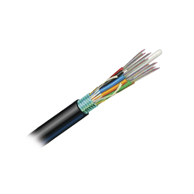 9pe8c012g-e201a Cable de Fibra Óptica de 12 Hilos, OSP (Planta Externa), No Armada, Gel, MDPE (Polietileno de Media Densidad), Monomodo OS2, 1 Metro (3.28 Pies)