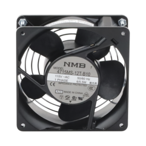 a4axfngq Ventilador Axial Compacto, de 4 Pulgadas, 49 CFM, 115 Vca, De Acero, Color Negro
