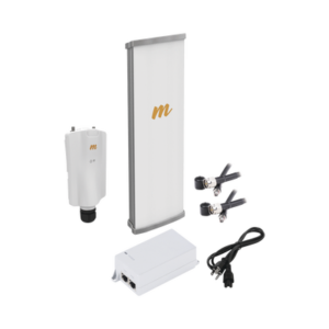 a5xn45kit Kit de radio A5x con antena N545X4, 4.9 a 6.4 GHz, 700 Mbps, hasta 64 usuarios concurrentes, Monitoreo a travez de la nube, incluye jumper, PoE24V, cable de alimentación y montaje