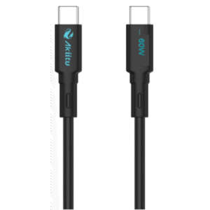 Cable de Carga USB-C a C / Magnético / Fast-Charging / Potencia 60W / Velocidad Transferencia 480 Mbps / Material Silicona No Tóxica / Conector Aluminio Anodizado