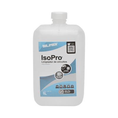 alcohol Alcohol Isopropilico para limpieza de equipos de vídeo, fibra óptica, cómputo, y equipo telefónico 1000 mL