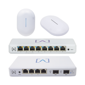 alta-str-kit Starter KIT Alta Labs: Incluye 1 Router (Route10) / 1 Switch PoE (S8-POE) / 1 Puntos de Acceso WiFi 6 AP6 / 1 Punto de Acceso AP6-PRO / Bloqueo de Contenido / Administración en la Nube / App Gratuita / Compatible con la plataforma Purple