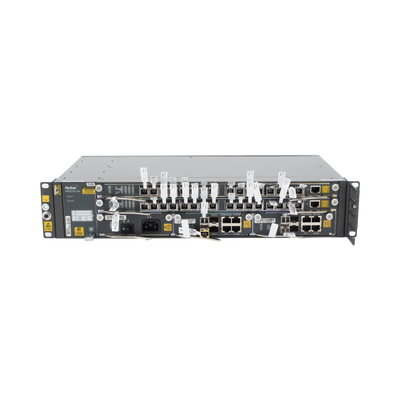 an5516-04-ac OLT Carrier Class Modular GPON, 2 Ranuras, Incluye 2 Tarjetas de Servicio de 16 puertos GPON, (32 Modulos GPON C+ Incluidos) 1 Fuente de CA, 2 UR, Incluye Instalación de software UNM2000, (Interoperabilidad con ONU´s de Terceros sin Costo)