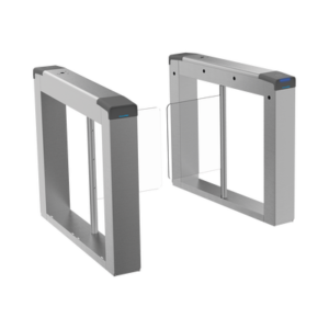 Torniquete Swing para EXTERIOR / Compatible con Reconocimiento Facial / Carril de 90 cms / Acero Inoxidable SUS304 / Motor Brushless / Capacidad 20-60 Personas por Minuto / 3,000,000 MCBF  / Perforaciones listas para montaje DS-KAB6ZU1 No Incluido