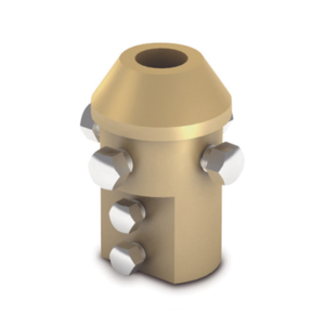 at-011-a Adaptador de Punta Pararrayo PDC en Mástil 1 1/2".