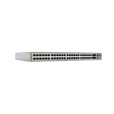 at-gs980mx-52psm-10 Switch L3 Stackable, 40x 10/100/1000-T PoE+ , 8x 100M/1G/2.5G/5G-T PoE+, 4x SFP+ Ports, 370W