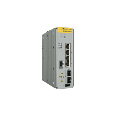 at-ie200-6gt-80 Switch Industrial Administrable Capa 2 de 4 Puertos 10/100/1000 Mbps + 2 Puertos SFP