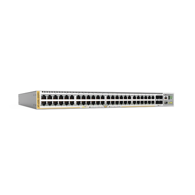 at-x530l-52gpx-90 Switch L3 Stackable, 48x 10/100/1000-T PoE+, 4x SFP+, Fuente redundante integradas 740 Watts (TAA compliant version)