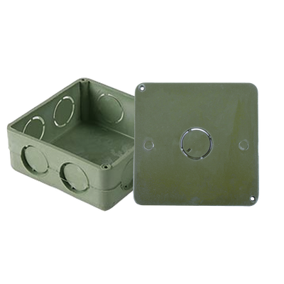 atup-100cyt Caja Cuadrada y Tapa para Tubería PVC Conduit de 1".