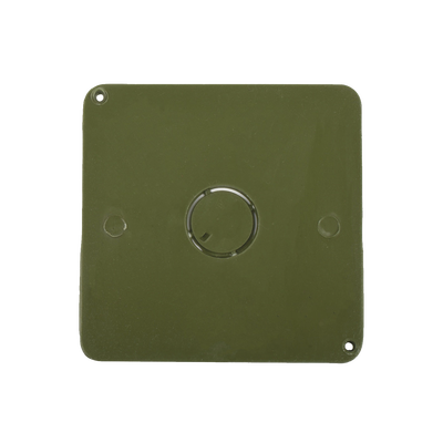 atup-34t Tapa para Caja Cuadrada de 4 " para instalaciones con tubería PVC Conduit pesado.