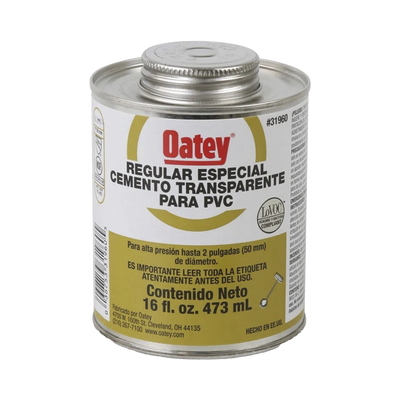 atup8pe Cemento Claro de 236 ml para Tubo Conduit PVC Pesado.