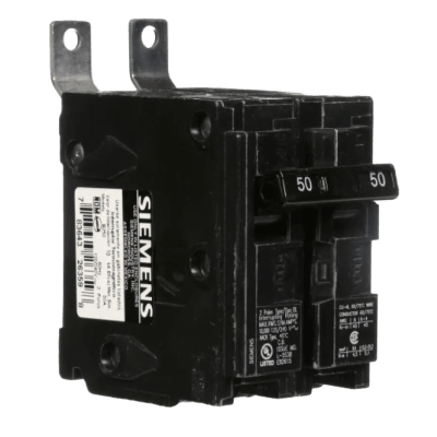 b250s Interruptor automático atornillable tipo BL 2 polos, 50 amp.