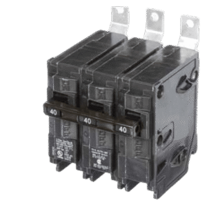 b340 Interruptor automático atornillable tipo BL 3 polos, 40 amp.