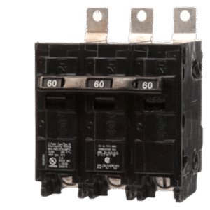 b360s Interruptor automático atornillable tipo BL 3 polos, 60 amp.