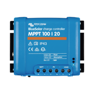 bsmppt100-20 BlueSolar MPPT 100/20. Controlador Solar MPPT 20A, Voltaje Selección Automática: 12/24/48 Vcc.