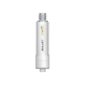 Radio airMAX Bullet-M2HP, hasta 100 Mbps, frecuencia de 2 GHz (2412 - 2472 GHz), No incluye adaptador PoE