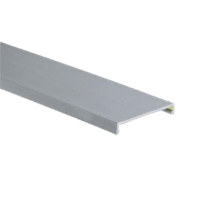 c-75lg6 Tapa para Canaleta Ranurada, de 23.9 de Ancho, 1830 mm de Largo, Color Gris