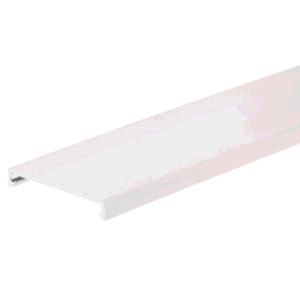 c3wh6 Tapa para Canaleta Ranurada, de 82.6 mm de Ancho, 1828.8 mm de Largo, Color Blanco