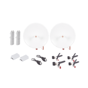 c5c-txp34-kit Kit completo de radio C5C con Antena TXP4865D34DP de 34 dBi, Frecuencia (4.9-6.5 GHz), para hasta 65 km, PoE, cable de alimentación y Jumpers Incluidos