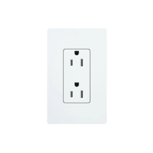 Tomacorriente receptáculo convencional  120V, 15A, color blanco.