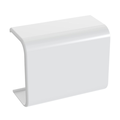 cf10wh-x Unión recta, para uso con canaleta LD10, material ABS, Color Blanco