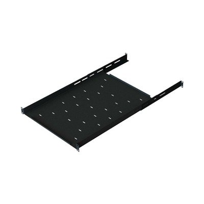 ch-qr1 Charola Ajustable para Rack de 19" de 4 postes de 1 Unidad de Espacio. Profundidad de 633 a 816 mm