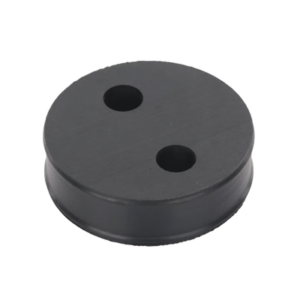 ci212 Inserto de Caucho de 4" Con Dos Orificios para Cable de 1/2 in