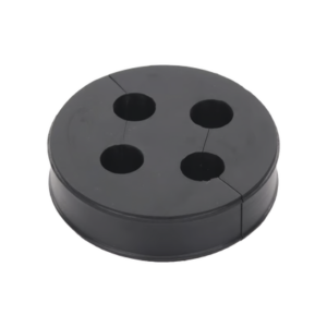 ci438 Inserto de Caucho de 4" Con Cuatro Orificios para Cable de 3/8 in