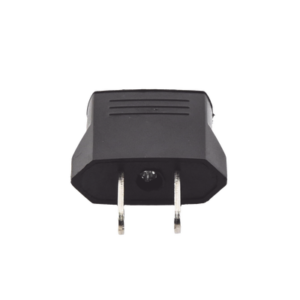 Adaptador de enchufe europea a americano, Calidad PREMIUM @ 6 A ; 110 - 250 Vca