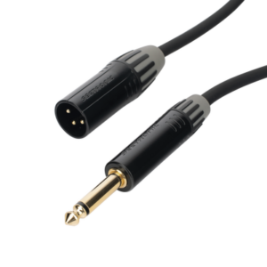 cmc-mm3-pm-l-3m Cable de Audio | XLR 3 Polos Macho a Plug 1/4 in mono | Conector Seetronic Serie M SCMF3 - MP2X | Longitud 3m