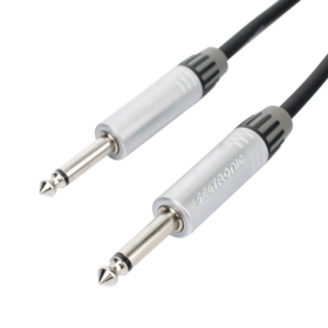 cmc-ps-ps-l-3m Cable de Audio | Plug 1/4 in a Plug 1/4 in Stereo | Carcasa Cromada | Conectores Seetronic | Longitud 3m
